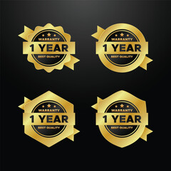 Warranty Badge Design Premium