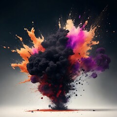 explosion of ink