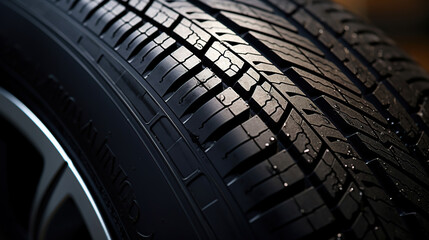 The close-up image showcases the car wheel with a sleek black rubber tire, ready to hit the road.