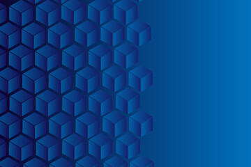 Abstract Flat Background Blue