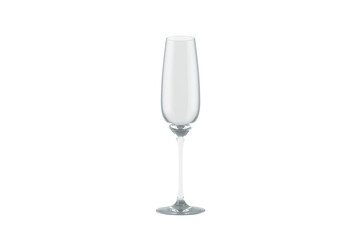 Digital png illustration of champagne glass on transparent background