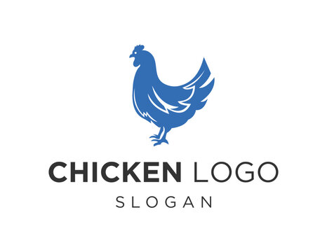 Logo design about Chicken on a white background. made using the CorelDraw application.