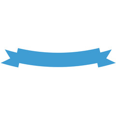 Digital png illustration of blue ribbon on transparent background