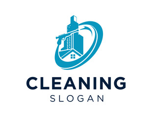 Logo design about Cleaning on a white background. made using the CorelDraw application.
