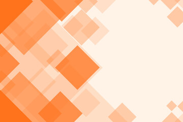 Flat Orange Background Geometry