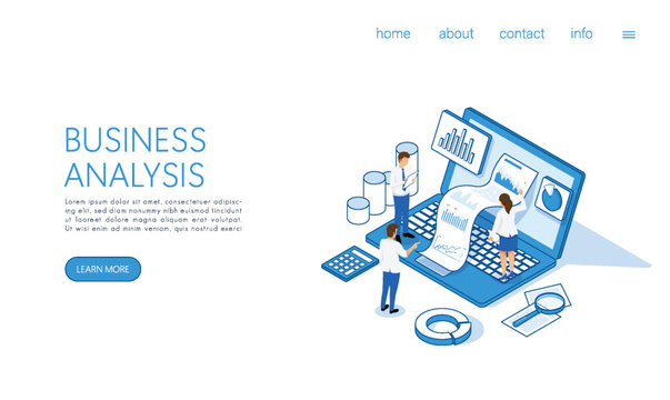 Landing page template Secure login and sign up concept illustration. Isometric vector.2