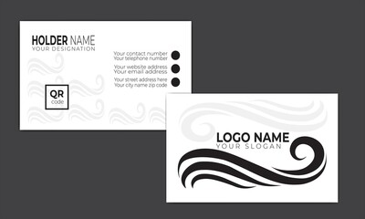 Corporate design with business card