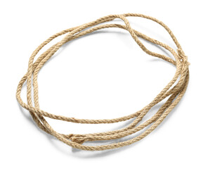 Cowboy lasso isolated on white background