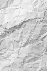 White clean crumpled paper