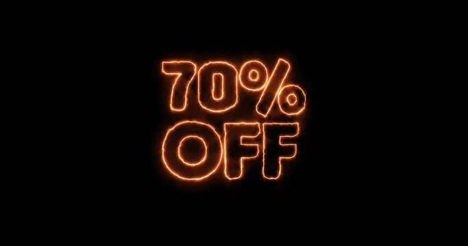 Massive 70% Off - Three Types of Discount - 4K Footages