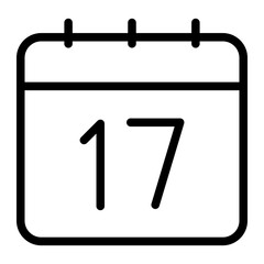 calendar line icon