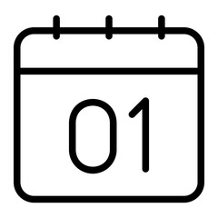 calendar line icon