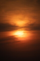 cloudy sunset
