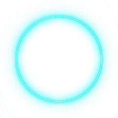 neon circle gradient light effect