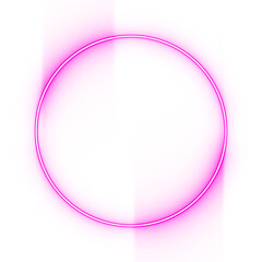neon circle gradient light effect