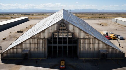steel roof structure