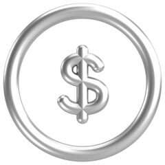 Donate button. Donate icon. 3D illustration.