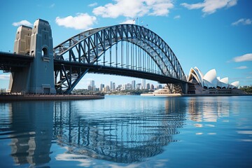 Fototapeta premium Sydney Opera House and Harbour Bridge