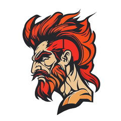 man's head from ancient Greek times, featuring a laurel wreath that signifies the intertwining of mythology and culture in ancient Rome and Greece