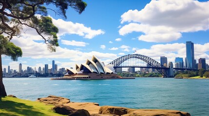 Fototapeta premium Stunning view of Sydney Harbour