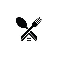 Restaurant logo design for company brand symbol