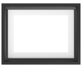 Obraz premium Picture frame. Landscape frame. 3D illustration.