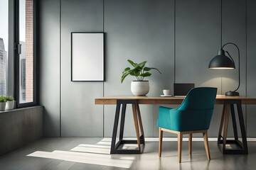 lamp on the table generated by AI