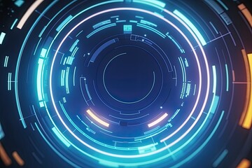 Blue futuristic abstract background