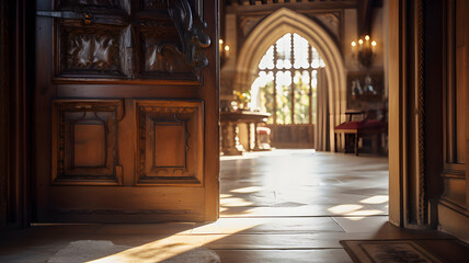 Fototapeta premium Puerta Castillo