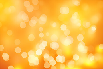 Golden Bokeh Background