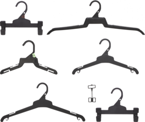 retail clothing hangers, PNG format, clearcut photograph high resoloution