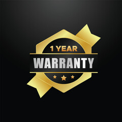 Warranty Badge Design Premium