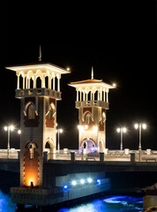 Stanley bridge on the coast in Alexandria