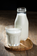 Bottle of Milk and Cookies.