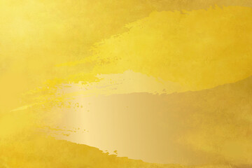 光輝く金の和紙に金の筆ライン