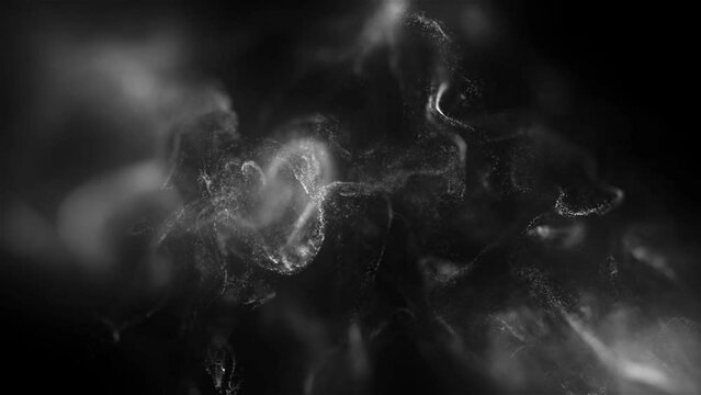 Stage light wall with slowly blinking square shaped lamps on a black background. Motion. Concept of performance and stage lighting, seamless loop.