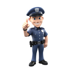 3D police officer