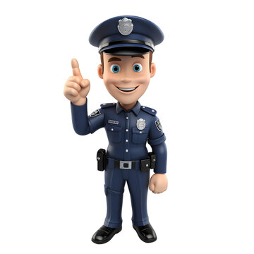 3D police officer