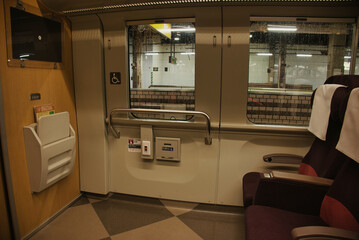 A view of Sapporo Station at the first train time in Sapporo, Hokkaido, Japan.