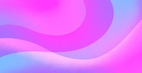 ネオンカラーのレイヤーが重なり合う美しいグラデーション背景 ノイズ アブストラクト