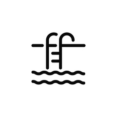 Swimming Recreation Icons: Latest Collection, Pool icon vector design trendy