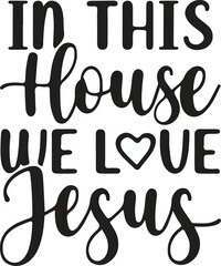 Christian Typography T shirt Design