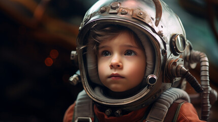 Cosmic Adventure: Toddlers as Early Space Navigators, Generative AI