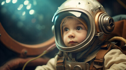 Tiny Space Cadets: Toddlers Envision the Early Space Age, Generative AI