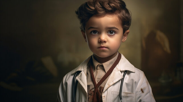 Miniature Pediatricians: Toddlers Embracing the Role, Generative Ai