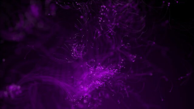 Colorful Abstract Particle Background Animation