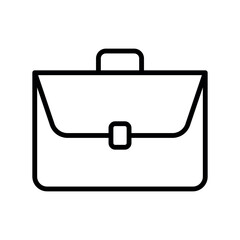 briefcase sign symbol vector glyph color icon
