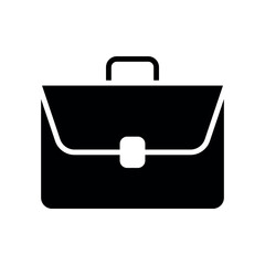 briefcase sign symbol vector glyph color icon