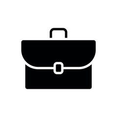 briefcase sign symbol vector glyph color icon