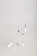 broken, broken glass, champagne, sparkling wine, accident, light background, bad, hurt, food and...